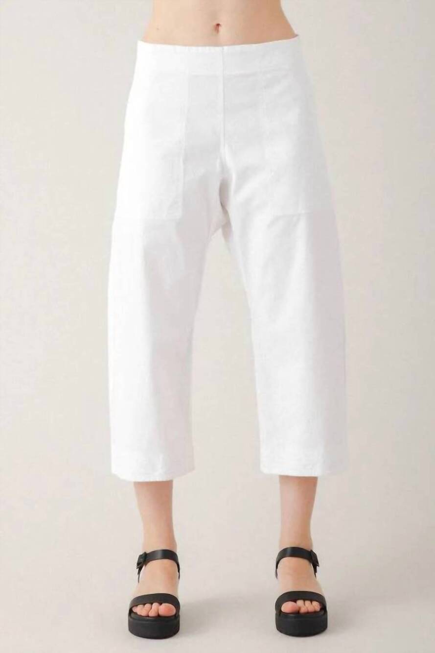 NEW PRAIRIE UNDERGROUND metric cropped pant in white